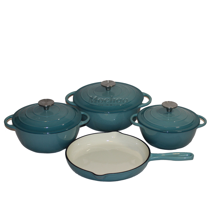 Kitchen Cast Iron Enamel Cooking Pots and Pans Non-stick Cookware Sets
